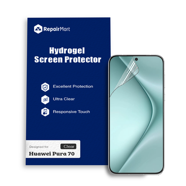 Huawei Pura 70 Compatible Premium Hydrogel Screen Protector With Full Coverage Ultra HD